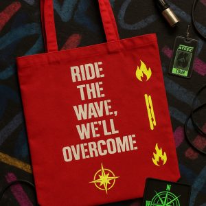 ATEEZ Inspired K-Pop Aesthetic Tote: Your Trendy Streetwear Companion for Daily Adventures