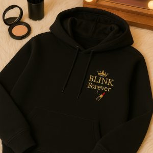 K-Pop Vibes: Colorful Patchwork Blackpink Hoodie - Your Ultimate Streetwear Airport Outfit