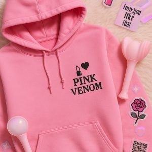 K-Pop Vibe: Blackpink Casual Hoodie - Your Ultimate High School Style Statement