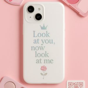 K-Pop Chic: Minimal Black & White Blackpink Phone Case for Concert-Goers
