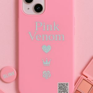 K-Pop Chic: Oversized Blackpink Phone Case - The Ultimate Youth Style for Casual Airport Adventures