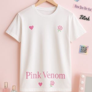 Chill K-Pop Style: Blackpink Casual Airport T-Shirt for Concert Vibes