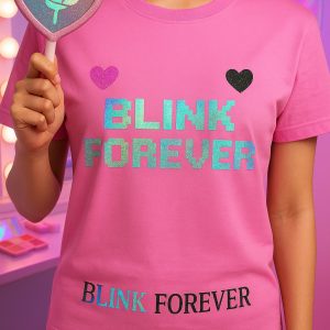 Comfy Pastel Blackpink Kpop Tee: The Ultimate Casual Airport Outfit for Fans
