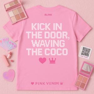 K-Pop Grunge: Blackpink Minimalist Stage Tee for True Fans