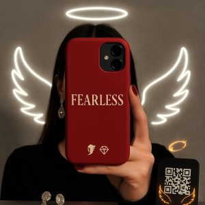 LE SSERAFIM K-Pop Glam Black Phone Case: Dark Stage Concept Meets Casual Fashion