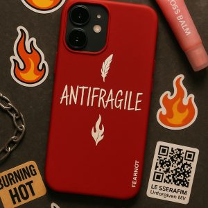 Chic Minimalist K-Pop Phone Case - LE SSERAFIM Soft Style for Casual Airport Outfits