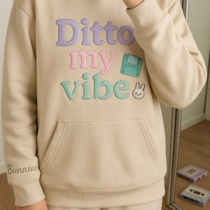 Trendy K-Pop Campus Hoodie: Embrace Youthful Fashion with NewJeans Style