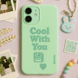 K-Pop Vibes: Black Casual Phone Case Inspired by NewJeans – Perfect for Daily Outfits & Airport Fashion