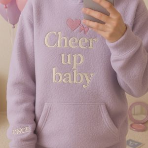 Colorful K-Pop TWICE Hoodie: Youthful Airport Style for Trendsetting Fashionistas