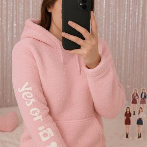 Pastel Pop K-Pop Hoodie: TWICE Inspired Colorful Casual Fashion for Youthful Airport Vibes
