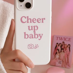 K-Pop Chic: TWICE Inspired Preppy Phone Case for Your Casual Airport Look