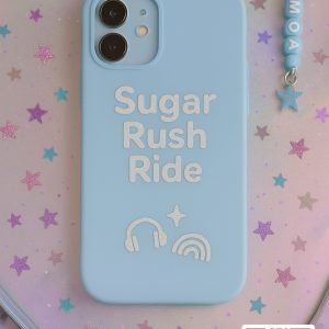 TXT K-Pop Minimalist White Phone Case – Perfect for Your Casual Airport Look