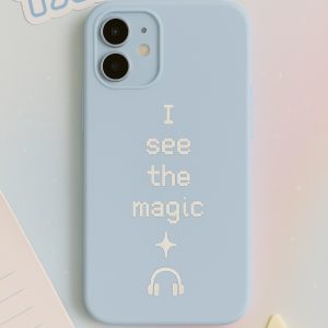 TXT K-Pop Aesthetic Phone Case – Perfect for Concert Fans in Chic Black & White