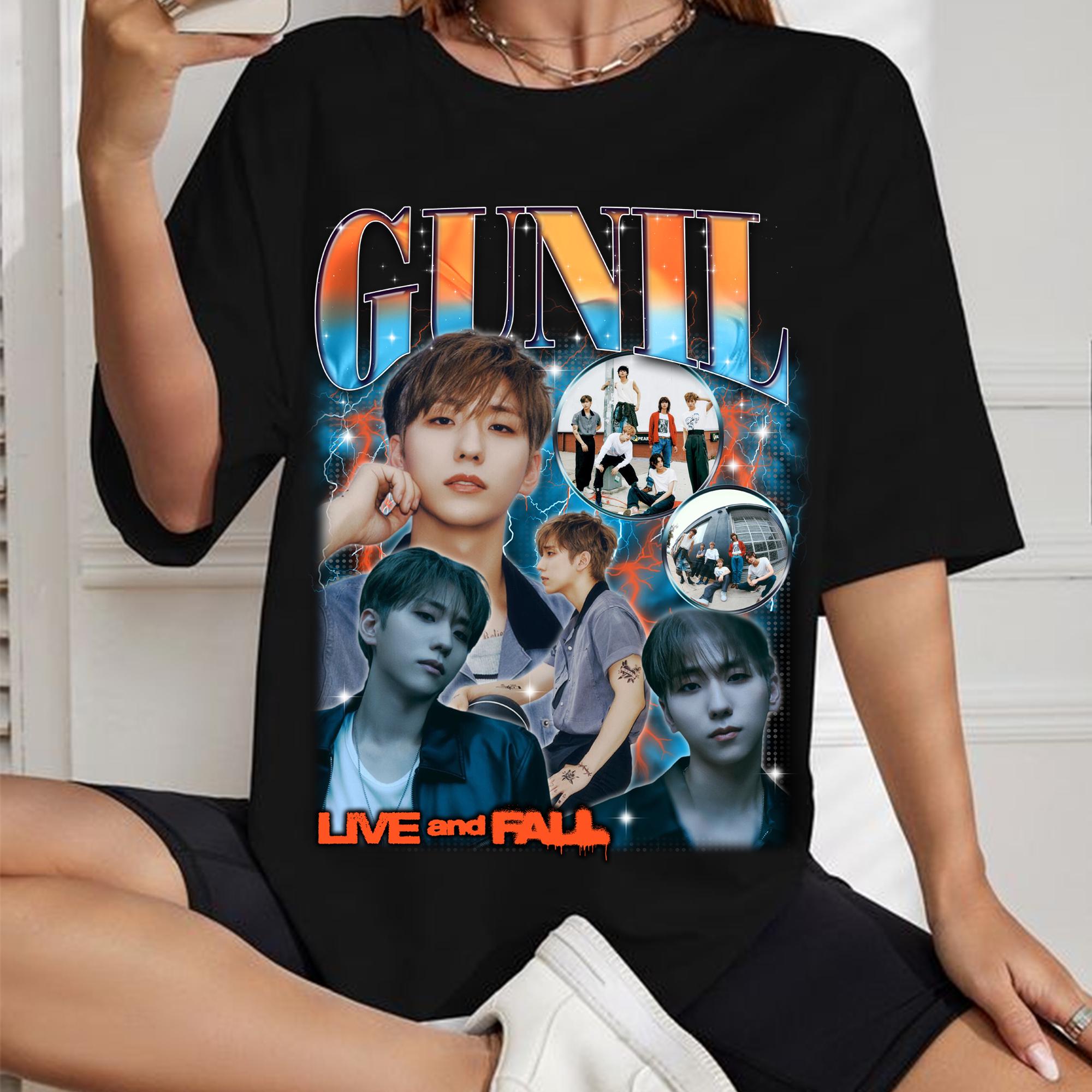 Gunil Xdinary Heroes Graphic T-shirt, Xdinary Heroes Live and Fall Album Shirt, We Are All Heroes Shirt, Xdinary Heroes Kpop Members Tee