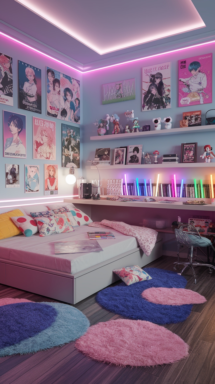 anime kpop room