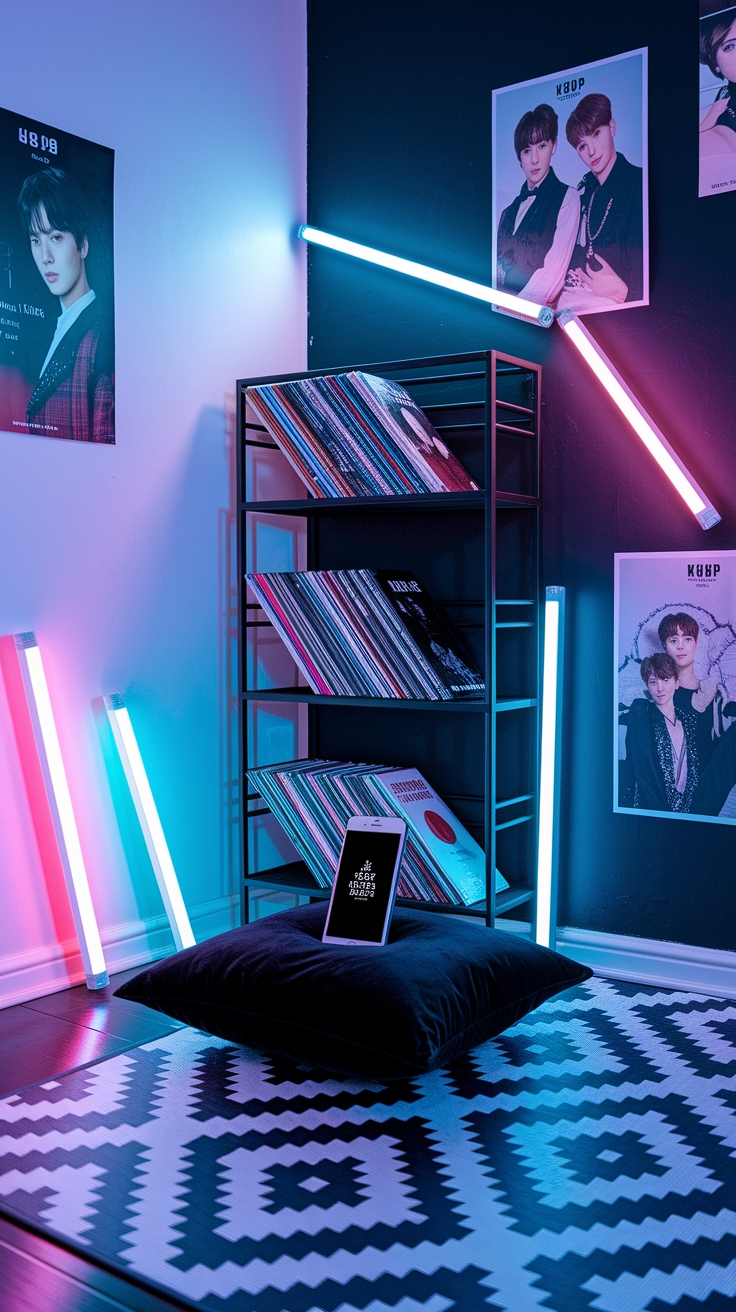 Stylish Black K Pop Lockscreen Ideas