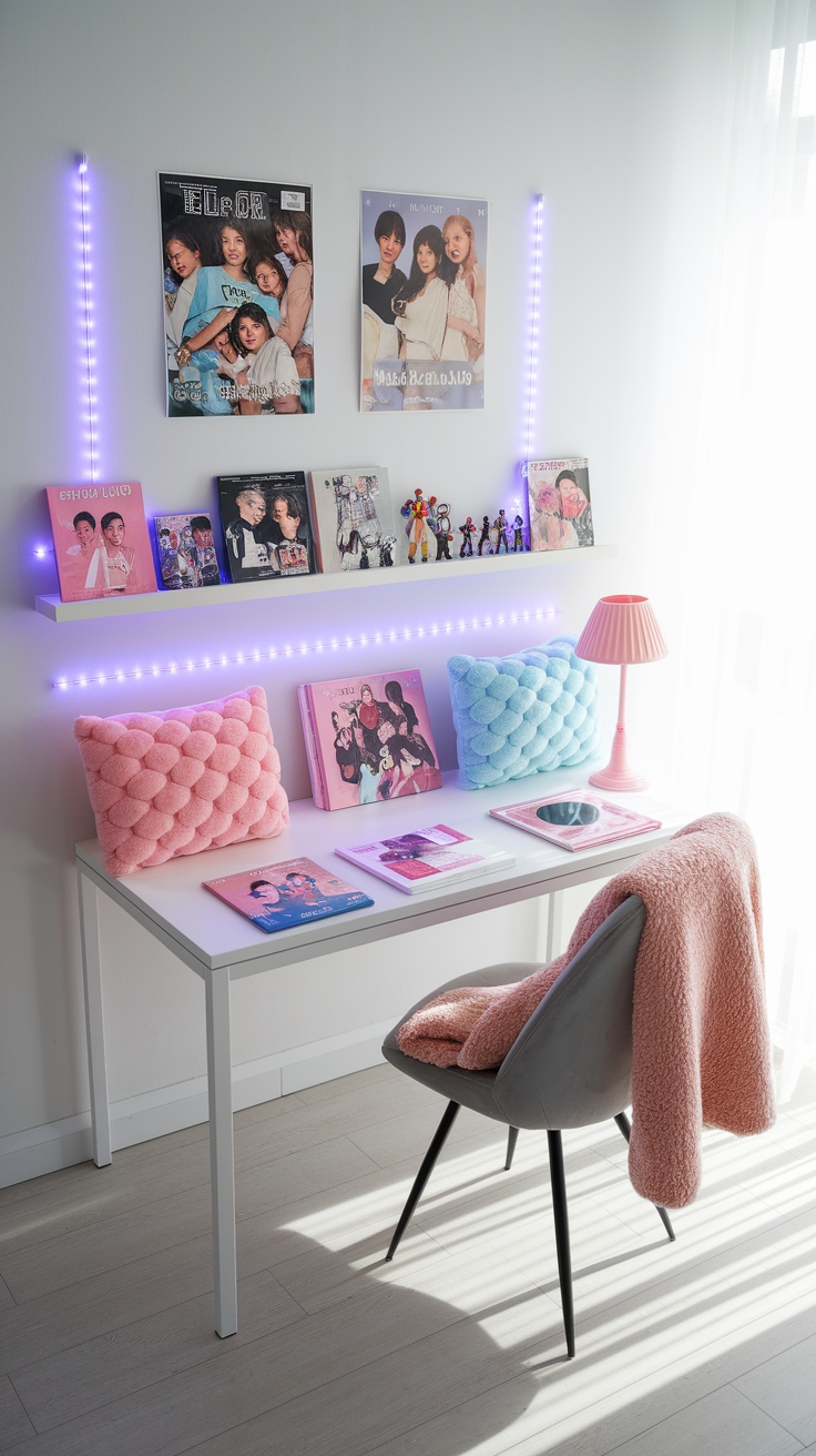 desk makeover kpop