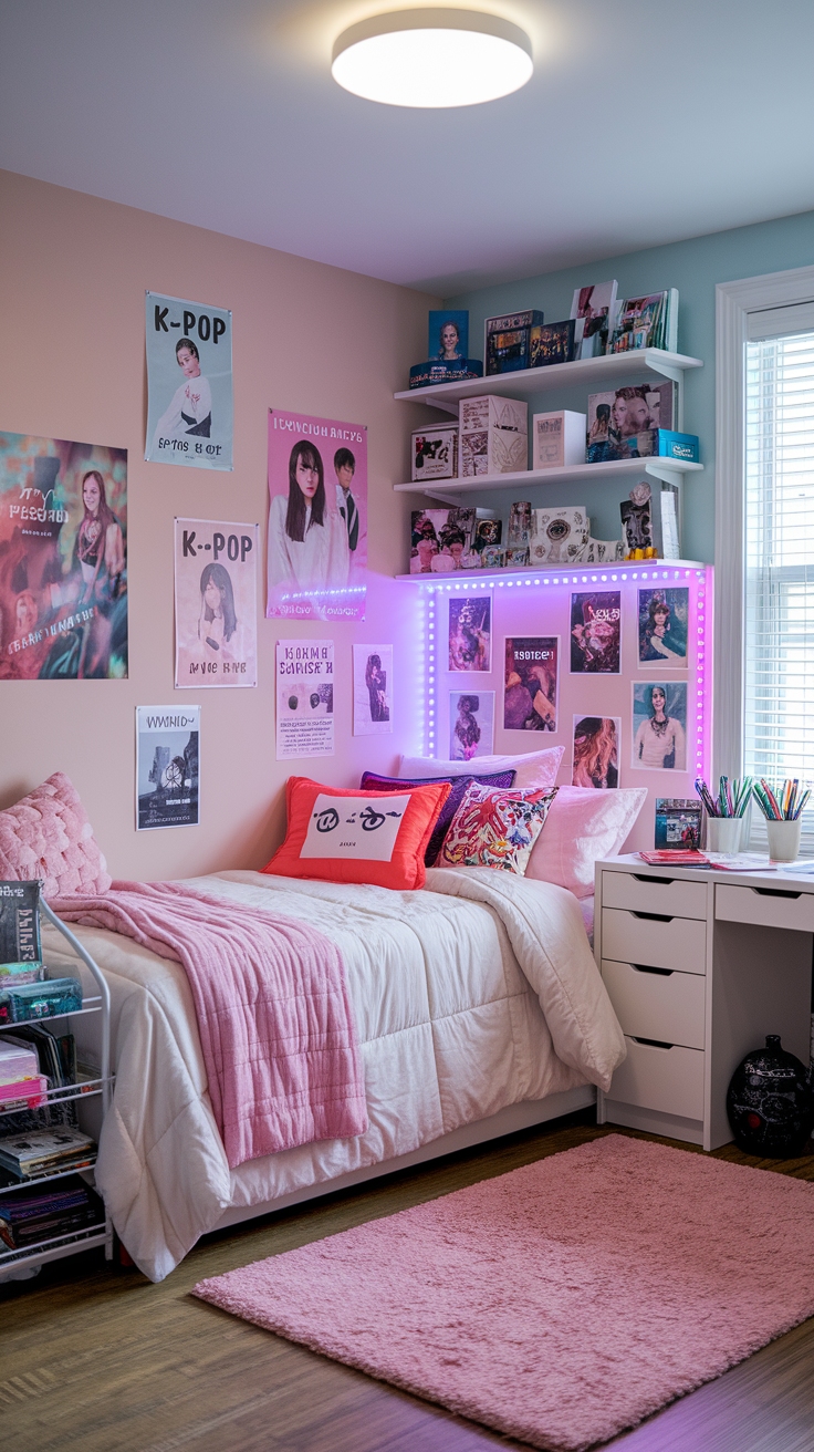 dorm room kpop