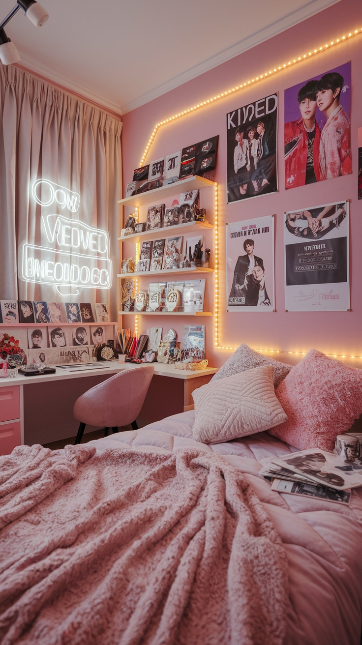 Cozy K Pop Fan Aesthetic Room Inspirations