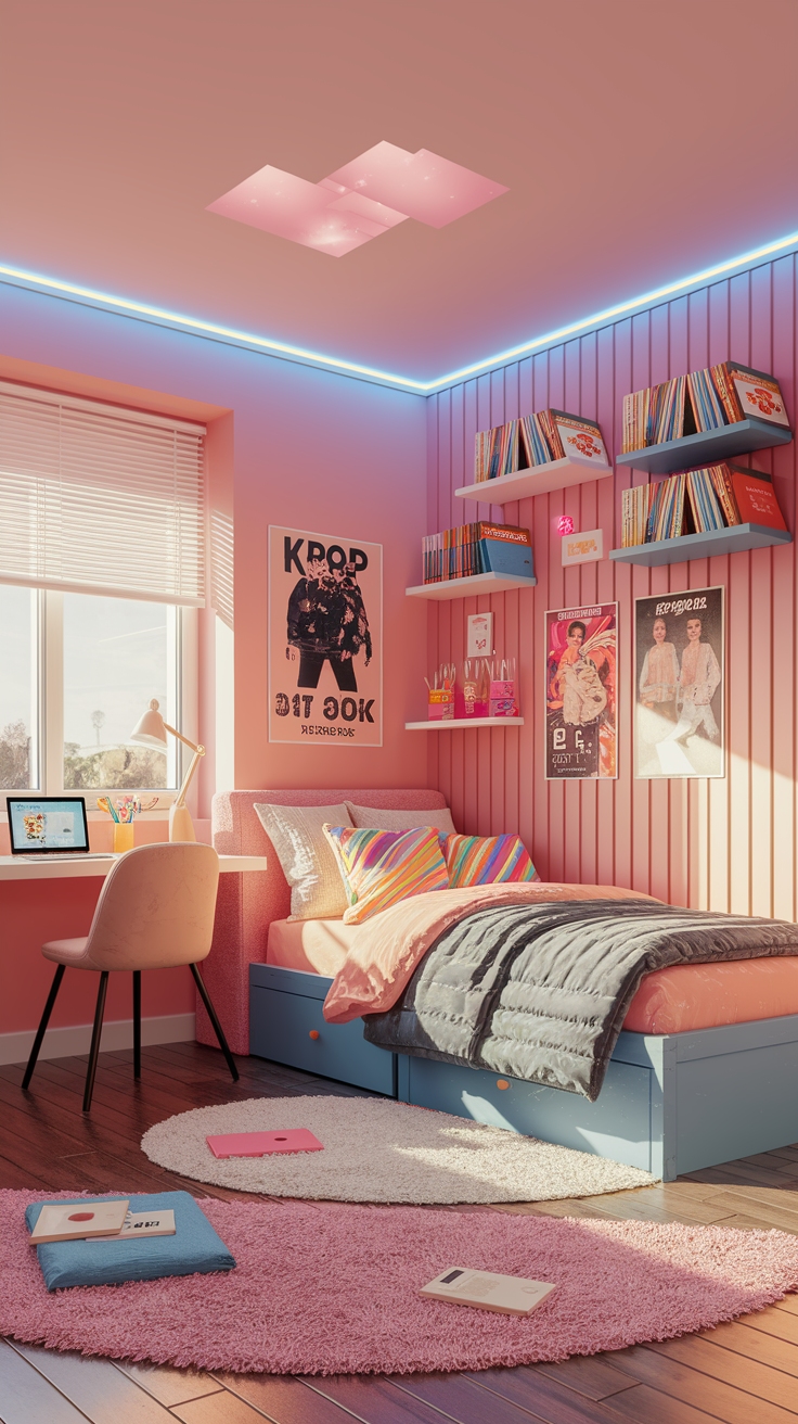 Cozy K Pop Room Aesthetic Bedrooms for Relaxation