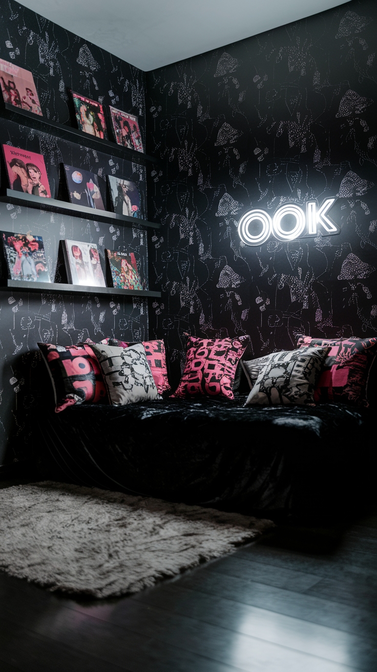 kpop black aesthetic wallpaper