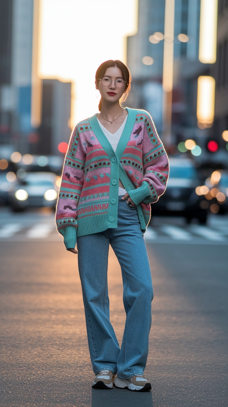 kpop cardigan