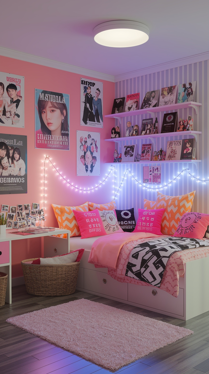 kpop dorm room ideas