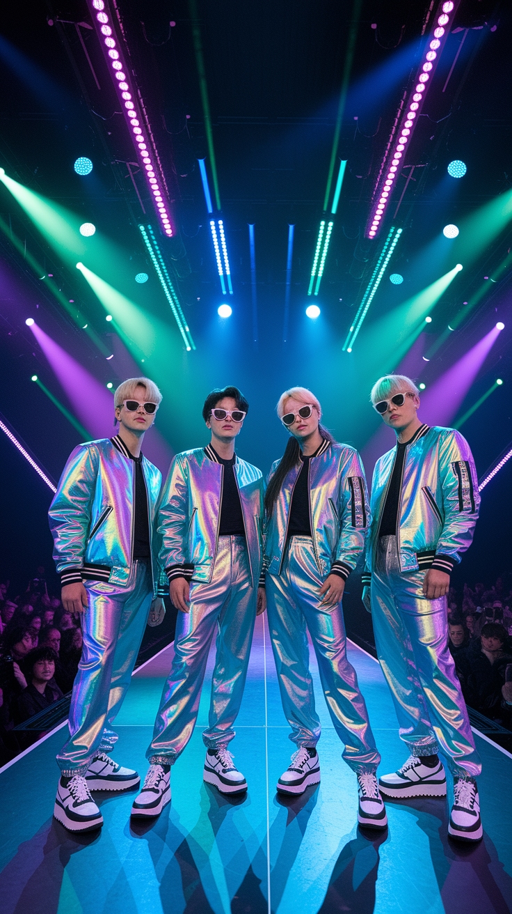 kpop group stage outfits ideas