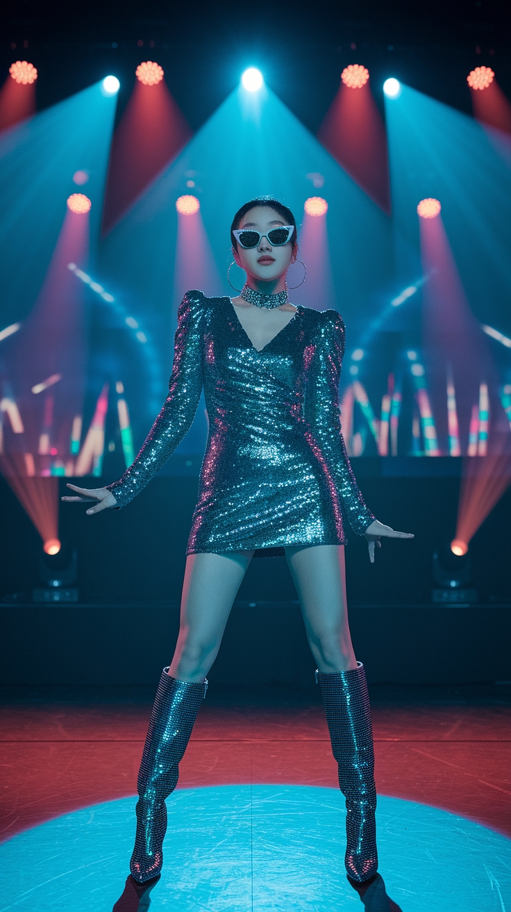 kpop idol outfits female stage