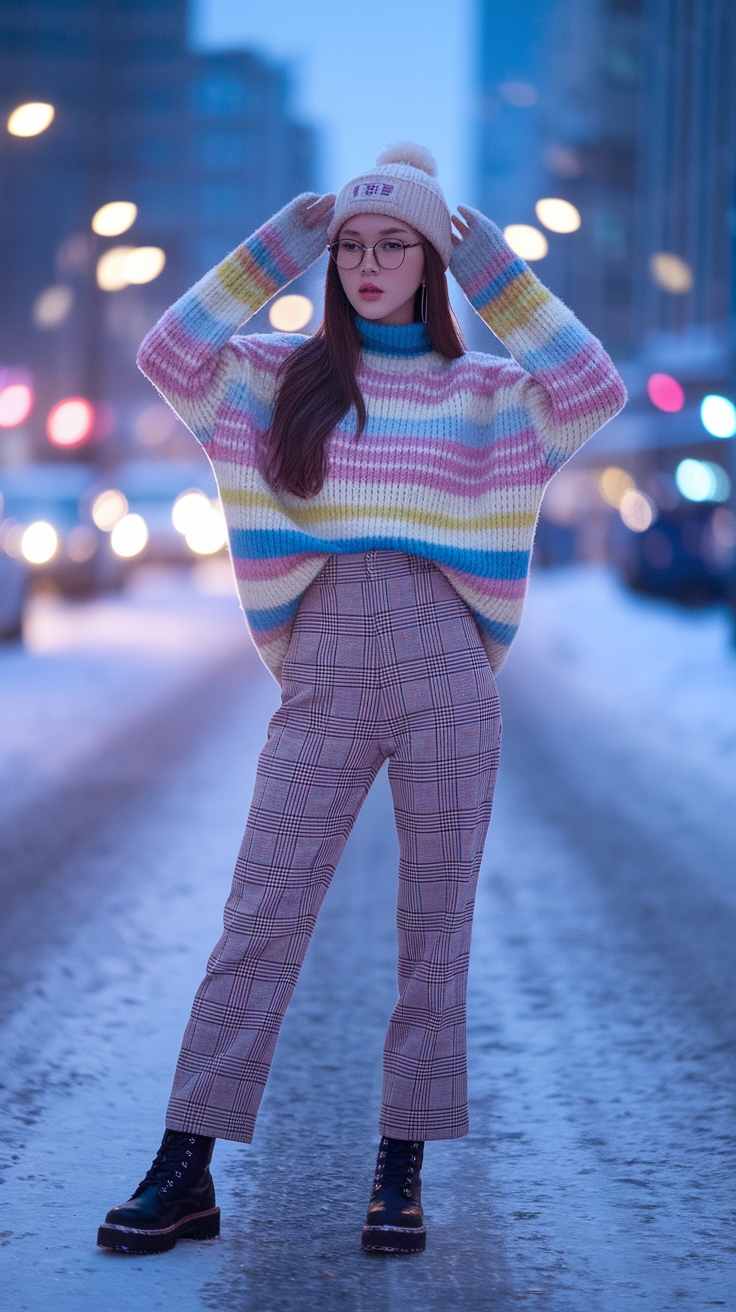 kpop idols winter outfits