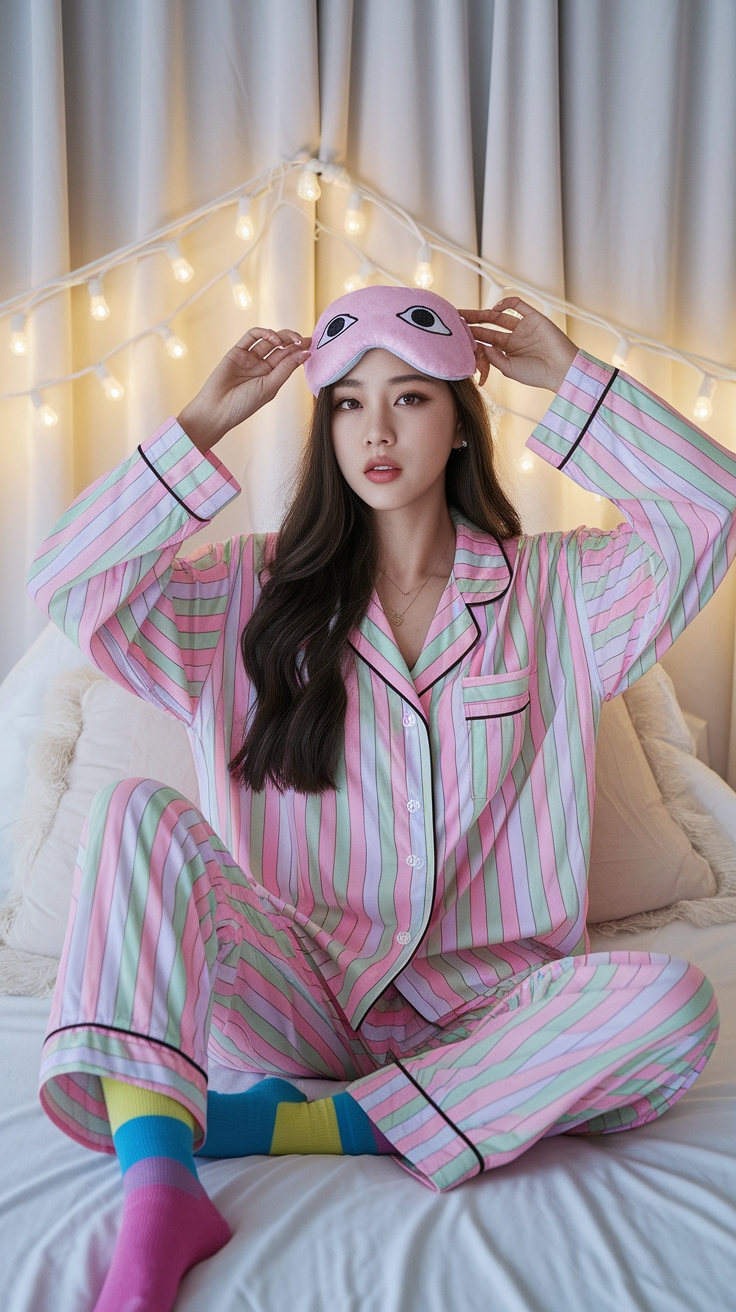 kpop pajamas outfit