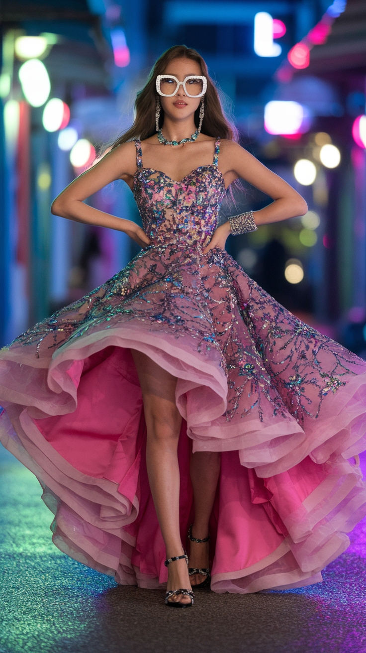 kpop prom dresses