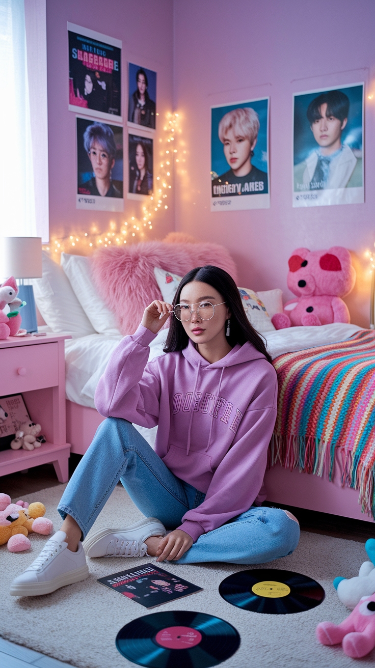 kpop room aesthetic