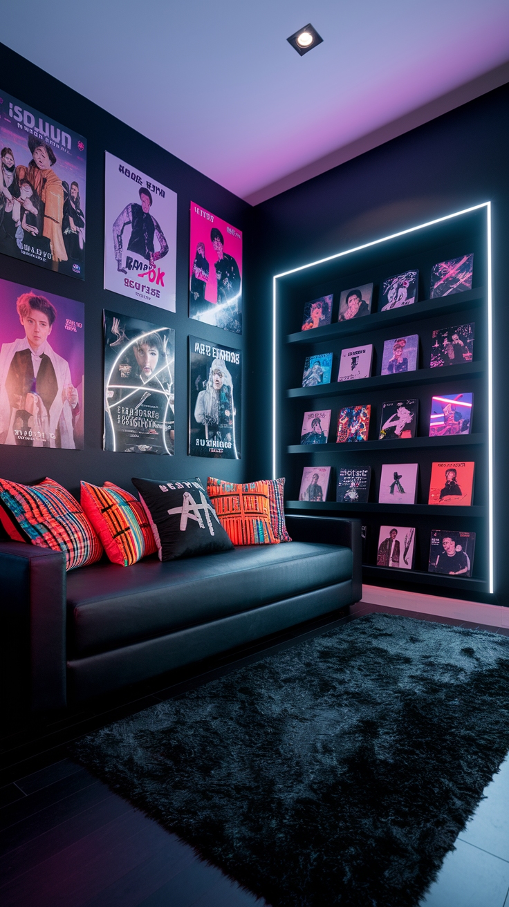 kpop room black
