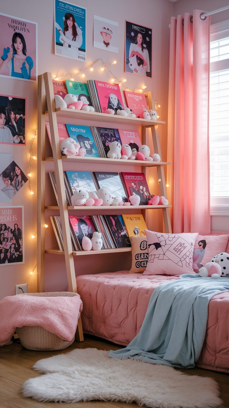 kpop shelf aesthetic