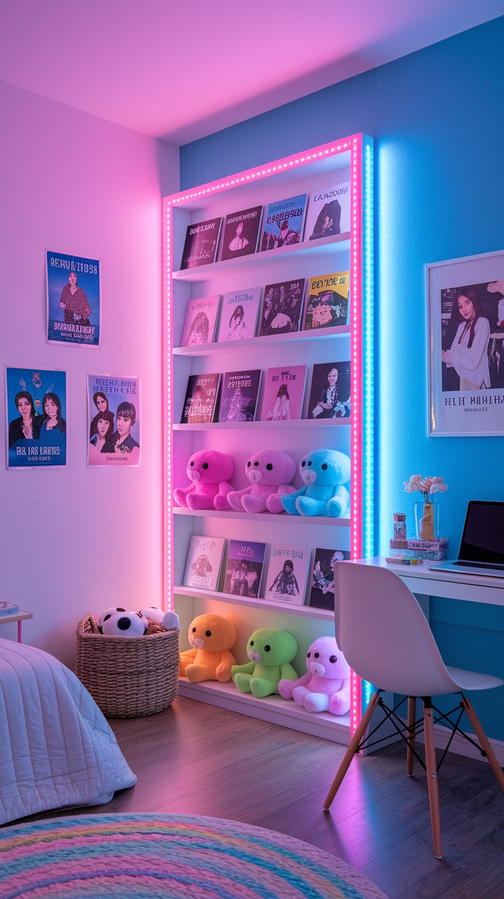 kpop shelves ideas