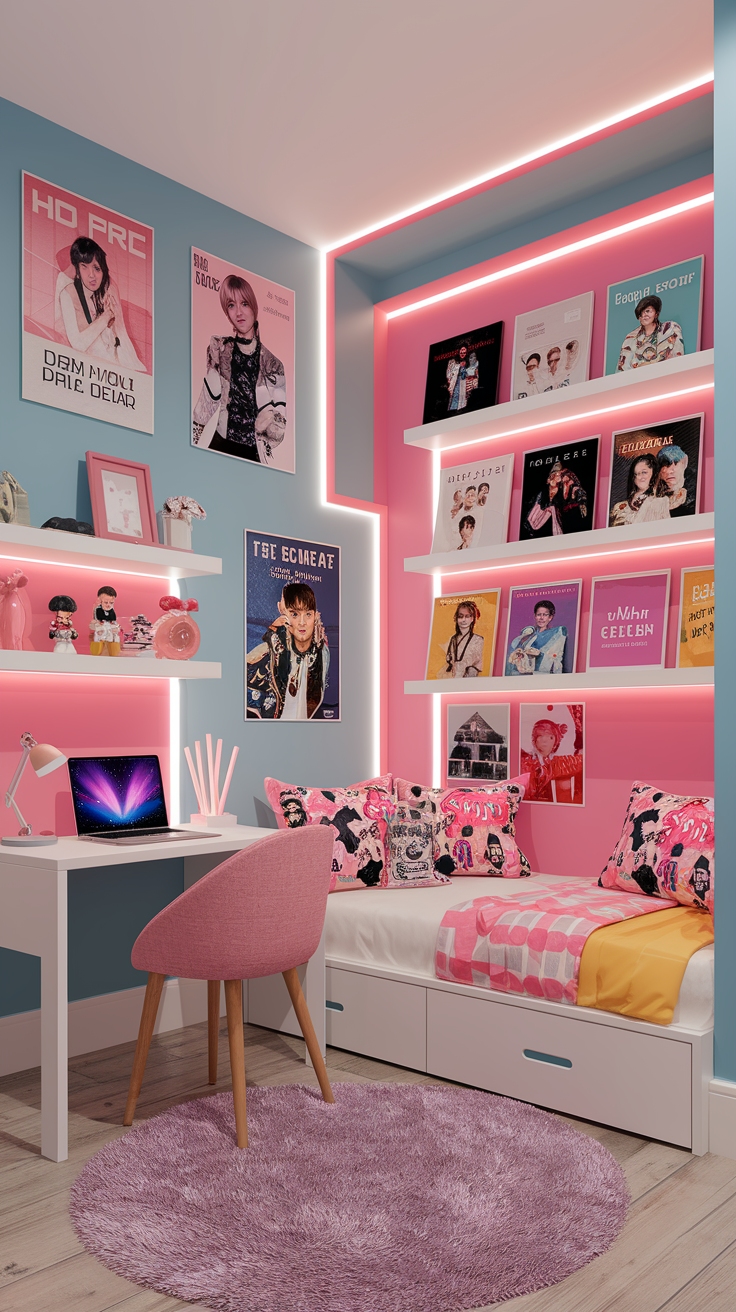 kpop small room ideas