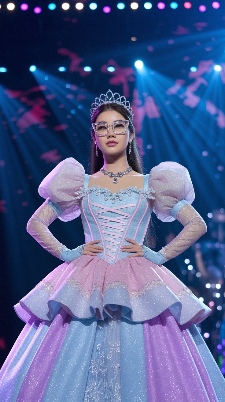 kpop stage outfits princess