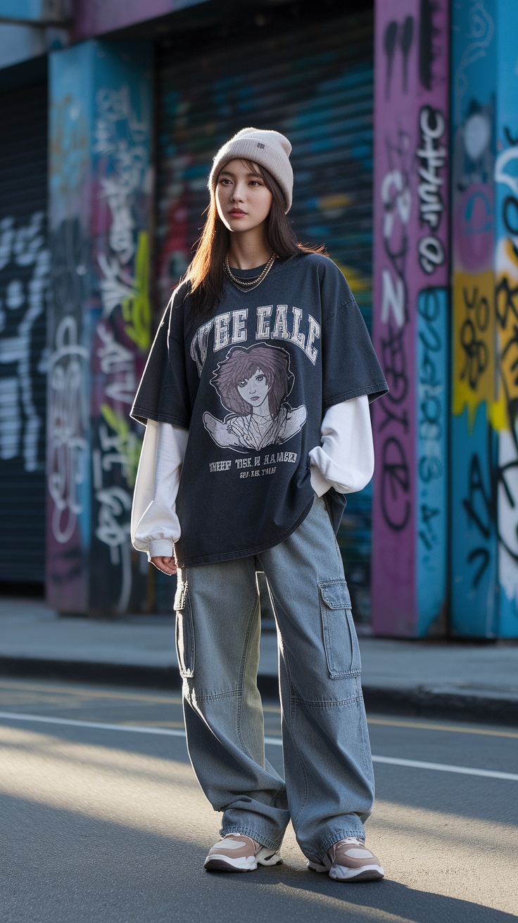 kpop tomboy outfits