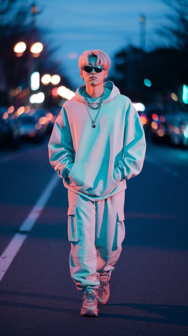 oversized kpop outfits