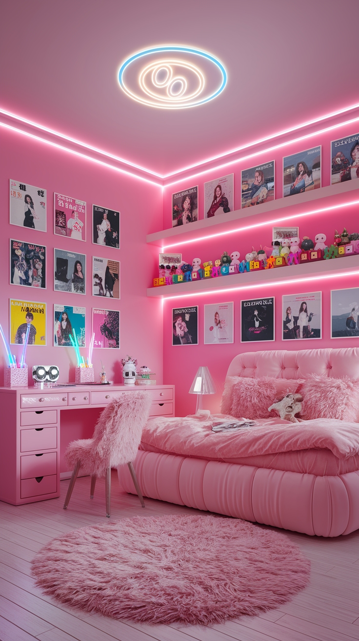 Designing a Pink K Pop Bedroom Aesthetic