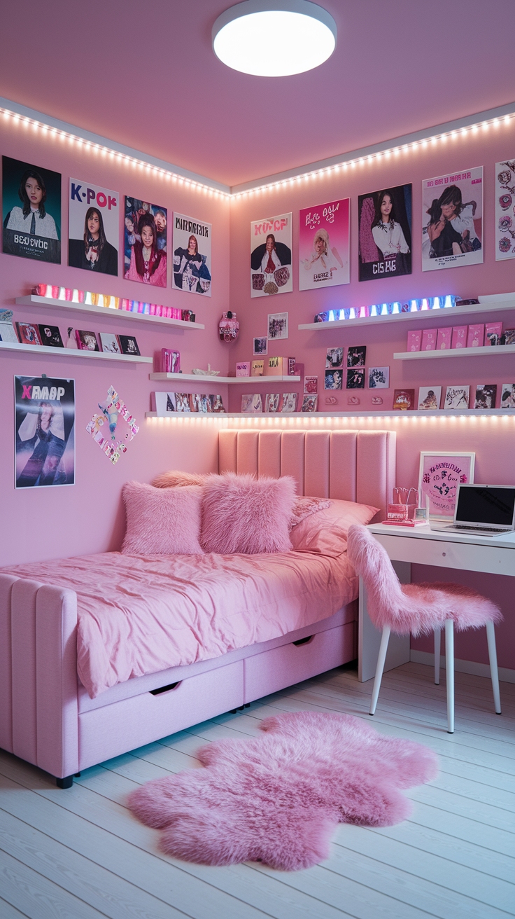 Transform Your Space with a Pink K Pop Room