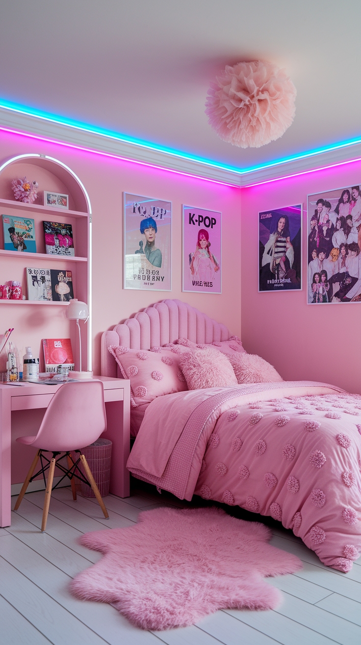 Unique Pink K Pop Room Ideas for Fans