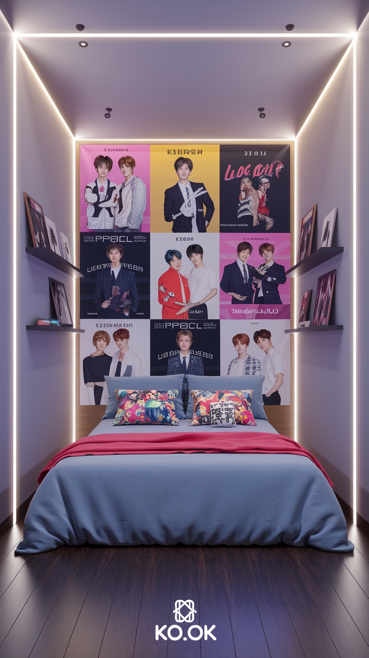poster wall bedroom kpop