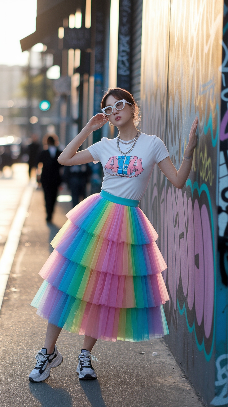 skirt kpop outfits